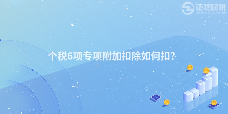 個稅6項專項附加扣除如何扣？