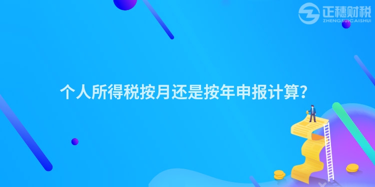 個人所得稅按月還是按年申報計算？