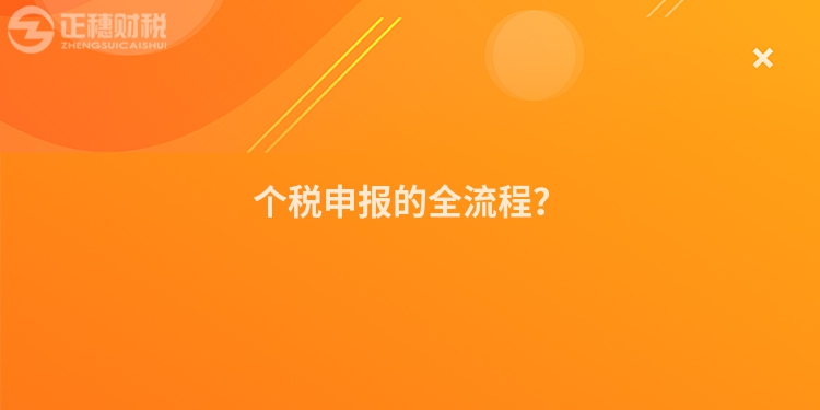 個稅申報的全流程？