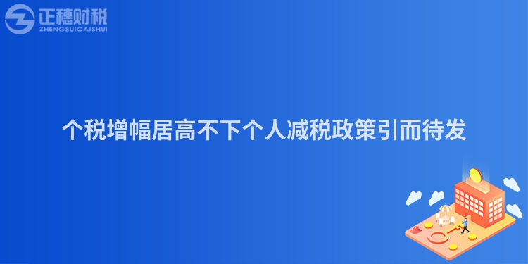 個稅增幅居高不下個人減稅政策引而待發