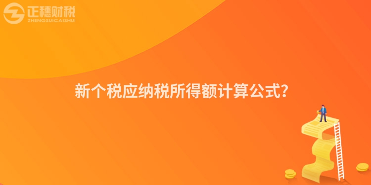 新個稅應納稅所得額計算公式？