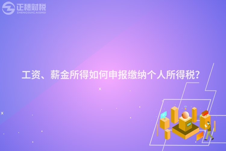 工資、薪金所得如何申報(bào)繳納個(gè)人所得稅？