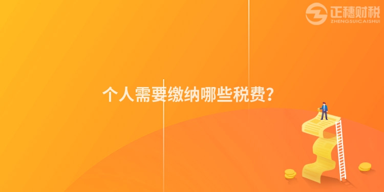 個人需要繳納哪些稅費？