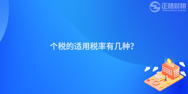 個稅的適用稅率有幾種？