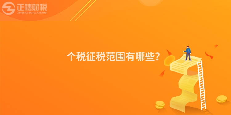 個稅征稅范圍有哪些？