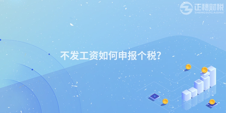 不發(fā)工資如何申報個稅？